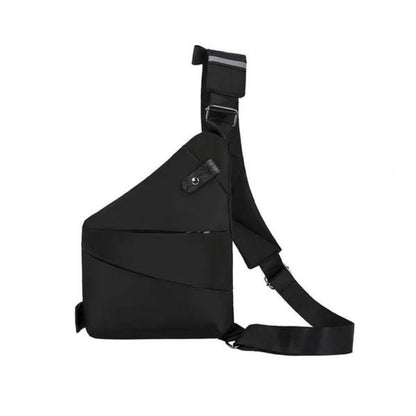 Men’s Tactical Crossbody Chest Bag | Anti-Theft Sling with USB Port | Lightweight Travel Pack