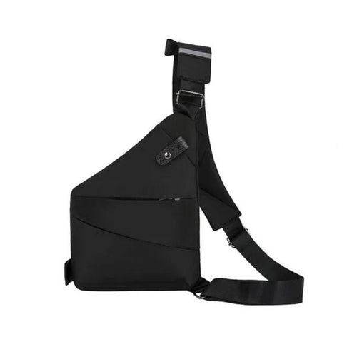 Men’s Tactical Crossbody Chest Bag | Anti-Theft Sling with USB Port | Lightweight Travel Pack