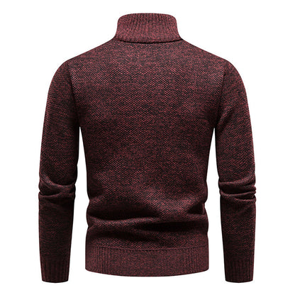 Men’s Half-Zip Sweater | Knitted Pullover with Stand Collar | Warm Casual Canada