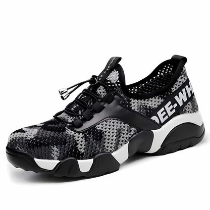 Chunky Knit-Lace Trainers | Lightweight Mesh | Street Style Sneakers