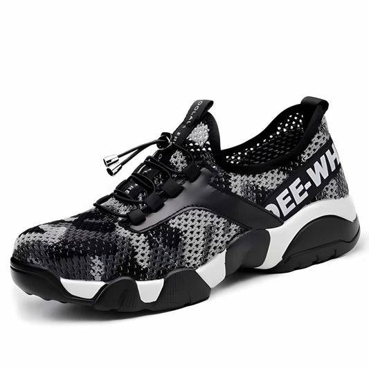 Chunky Knit-Lace Trainers | Lightweight Mesh | Street Style Sneakers
