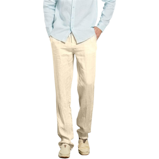 Men’s Linen Blend Trousers | Lightweight Summer Pants Canada