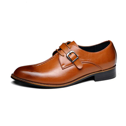 Men’s Monk Strap Dress Shoes | Polished Leather | Classic Formal Footwear