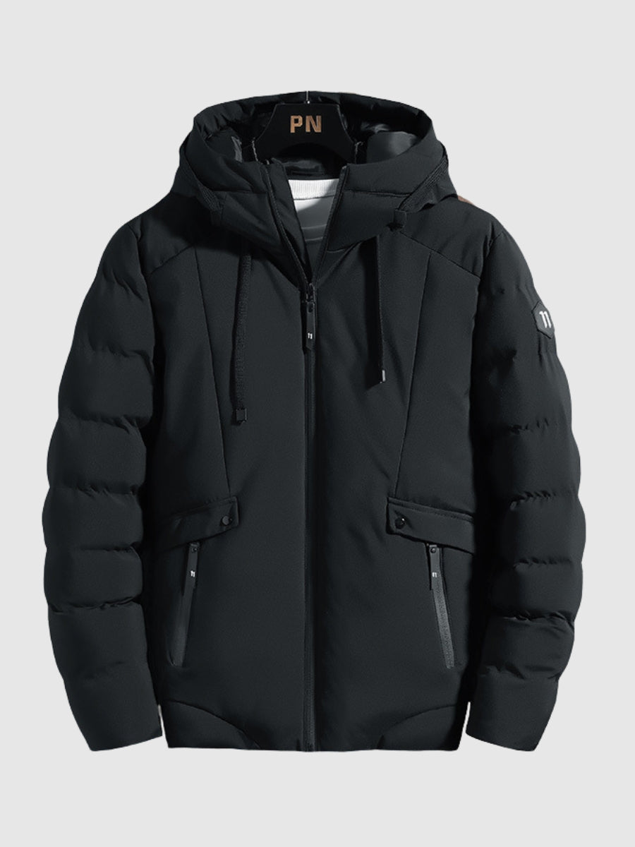 Men’s Hooded Puffer Parka | Windproof | Winter Insulated Outerwear