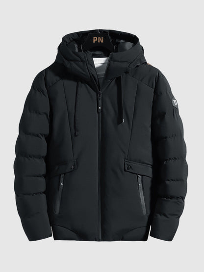 Men’s Hooded Puffer Parka | Windproof | Winter Insulated Outerwear