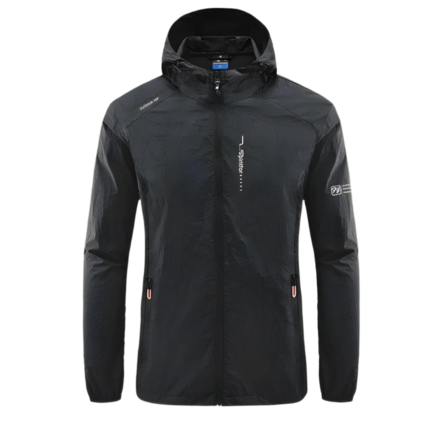 Men's Lightweight Waterproof Jacket | Packable Rain Shell | Windbreaker with Hood
