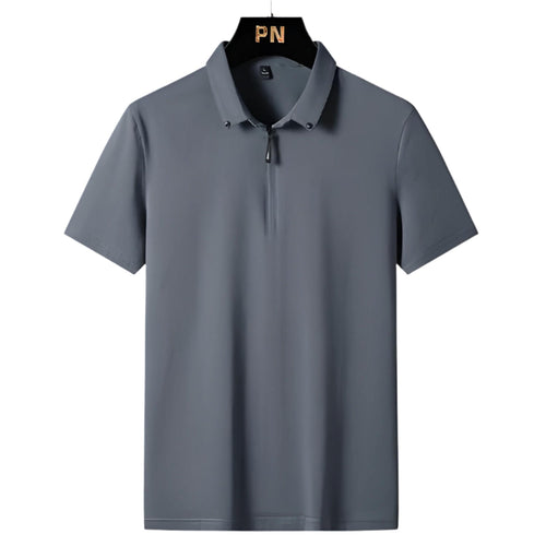 Performance Zip Polo Shirt | Moisture-Wicking | Modern Athletic Fit