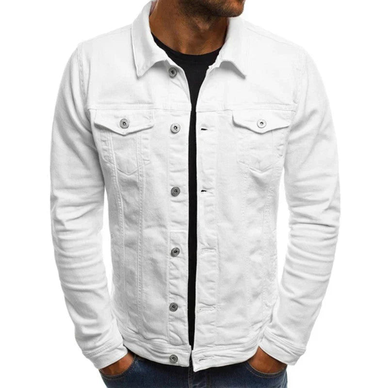 Men's Casual Denim Jacket | Classic Button-Up | Versatile Everyday Wear