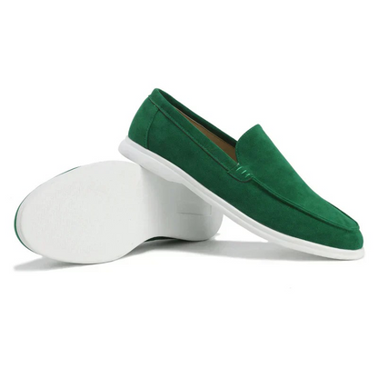 Men’s Suede Slip-On Loafers | Lightweight Sole | Casual Smart Summer Footwear