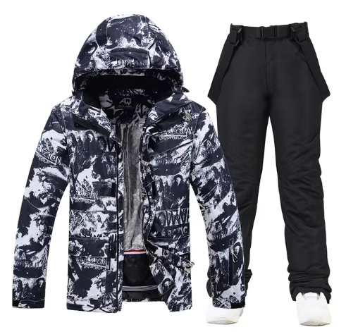 Men’s Ski Jacket & Pants Set | Waterproof Winter Outerwear | Insulated 2-Piece Snow Gear