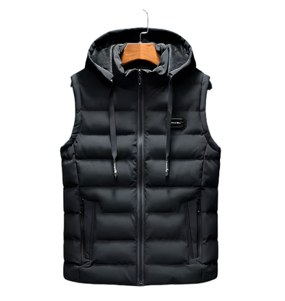 Men’s Puffer Vest | Hooded Sleeveless Outerwear | Lightweight Insulated Layer