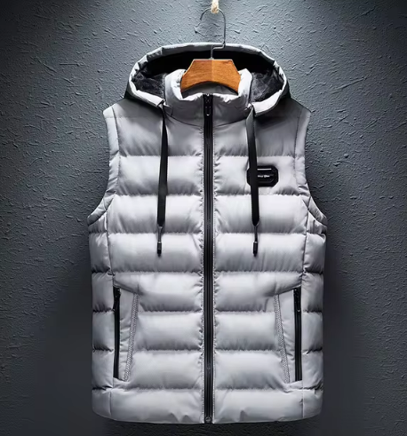 Men’s Puffer Vest | Hooded Sleeveless Outerwear | Lightweight Insulated Layer