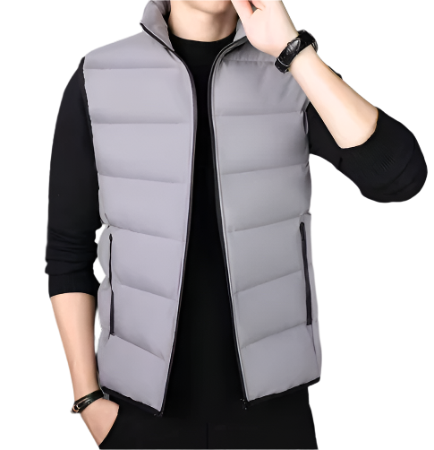 Men's Lightweight Puffer Vest | Sleeveless Insulated Outerwear for Layering