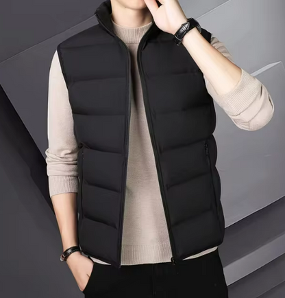 Men's Lightweight Puffer Vest | Sleeveless Insulated Outerwear for Layering