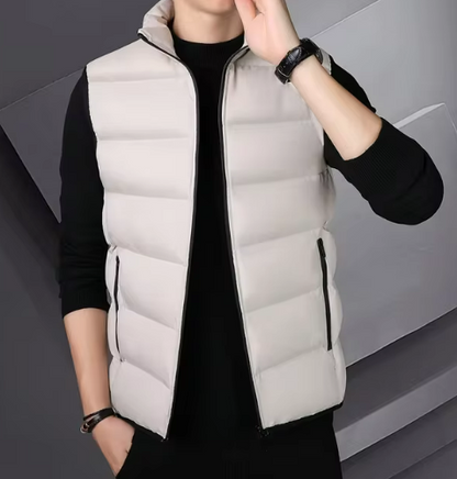 Men's Lightweight Puffer Vest | Sleeveless Insulated Outerwear for Layering