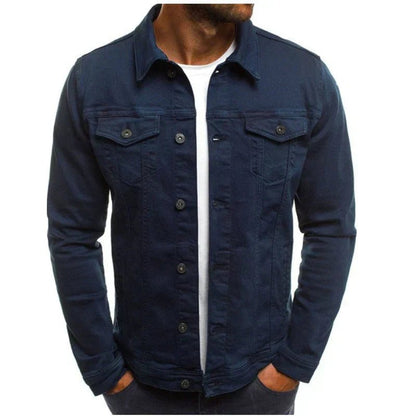Men's Casual Denim Jacket | Classic Button-Up | Versatile Everyday Wear