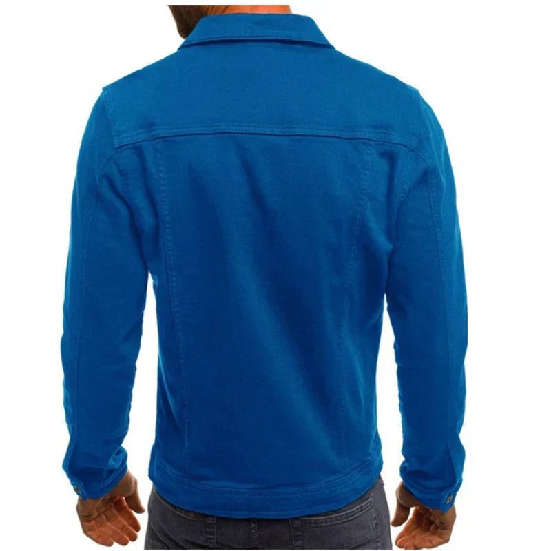 Men's Casual Denim Jacket | Classic Button-Up | Versatile Everyday Wear