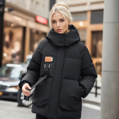 Oversized Puffer Jacket with Hood | Ultra-Warm Insulation | Winter Street Style | Practical Design