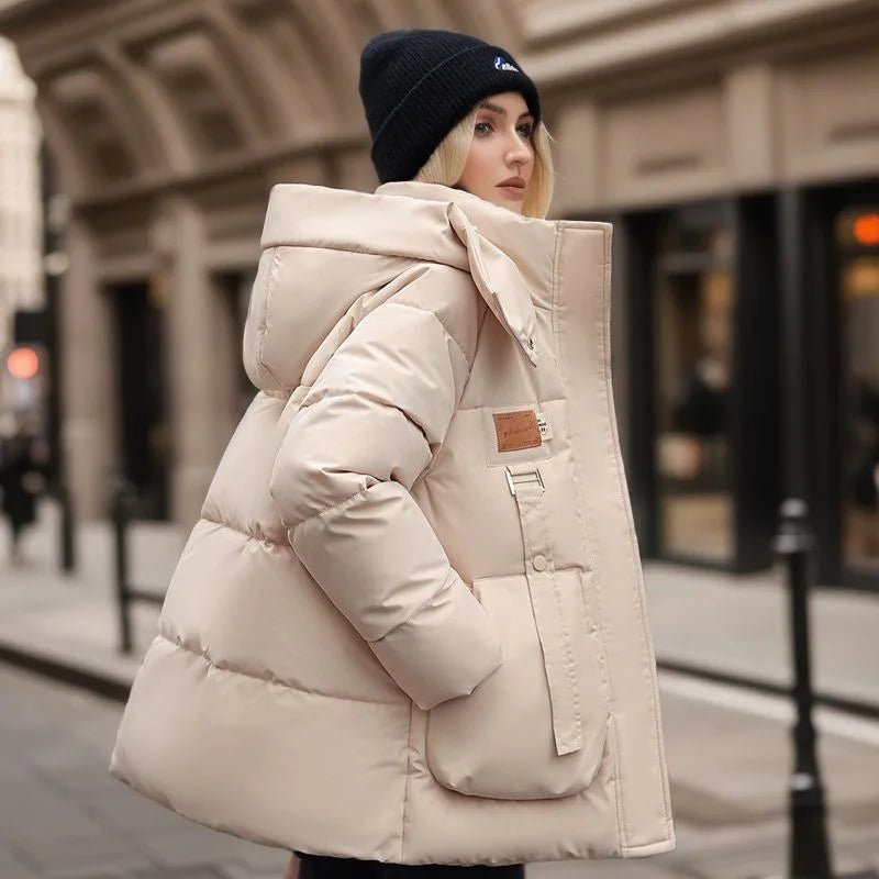 Oversized Puffer Jacket with Hood | Ultra-Warm Insulation | Winter Street Style | Practical Design