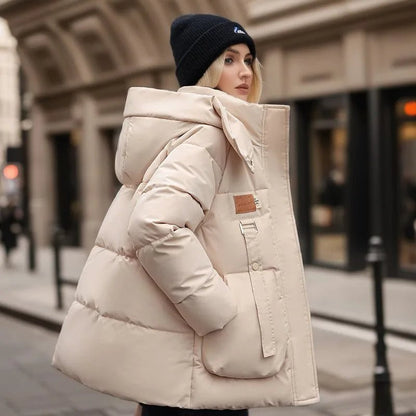 Oversized Puffer Jacket with Hood | Ultra-Warm Insulation | Winter Street Style | Practical Design