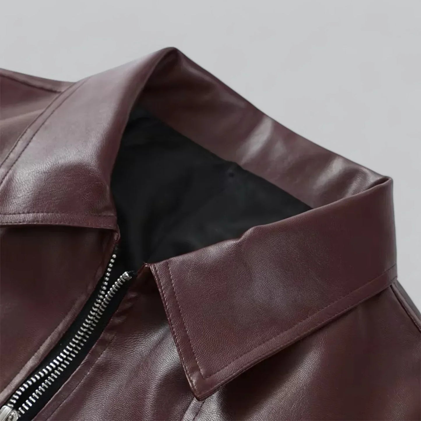 Men’s Genuine Leather Bomber Jacket | Classic Fit | Everyday Workwear Canada