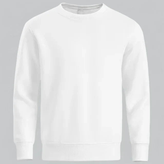 Unisex Crewneck Fleece Sweatshirt | Midweight Cotton Blend | Everyday Comfort Fit