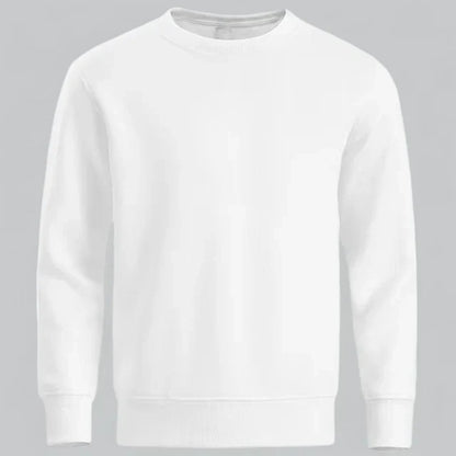 Unisex Crewneck Fleece Sweatshirt | Midweight Cotton Blend | Everyday Comfort Fit