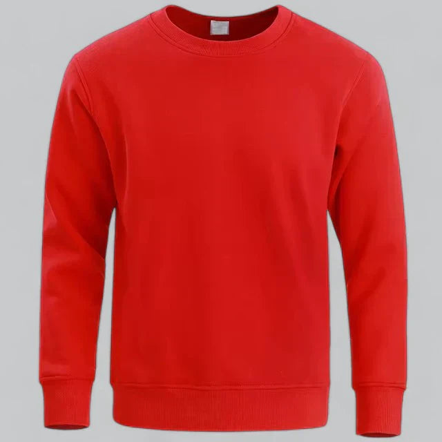 Unisex Crewneck Fleece Sweatshirt | Midweight Cotton Blend | Everyday Comfort Fit