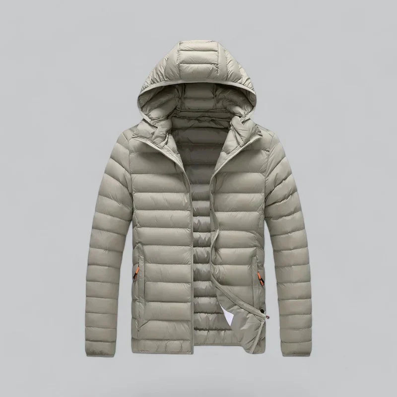 Men’s Lightweight Puffer Jacket with Hood | Insulated Winter Outerwear Canada