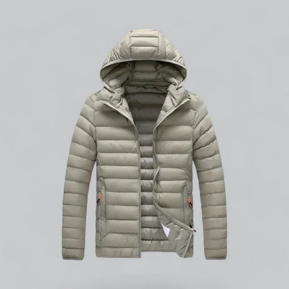 Men’s Lightweight Puffer Jacket with Hood | Insulated Winter Outerwear Canada