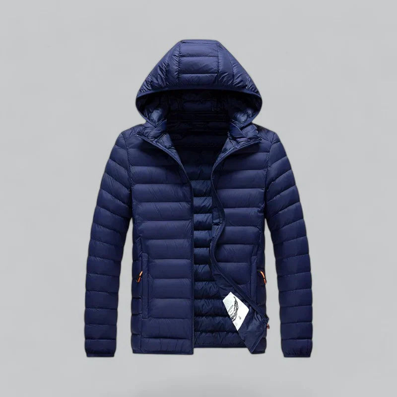 Men’s Lightweight Puffer Jacket with Hood | Insulated Winter Outerwear Canada