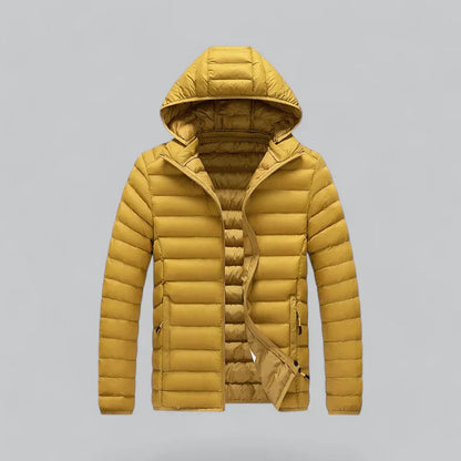 Men’s Lightweight Puffer Jacket with Hood | Insulated Winter Outerwear Canada