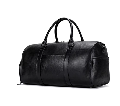 Men’s Faux Leather Duffle Bag | Travel Weekender | Large Capacity Carryall
