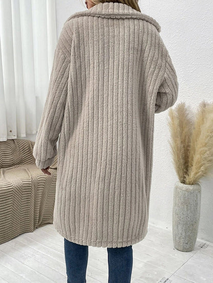 Longline Corduroy Shacket | Oversized Fit | Layering Essential | Casual Chic