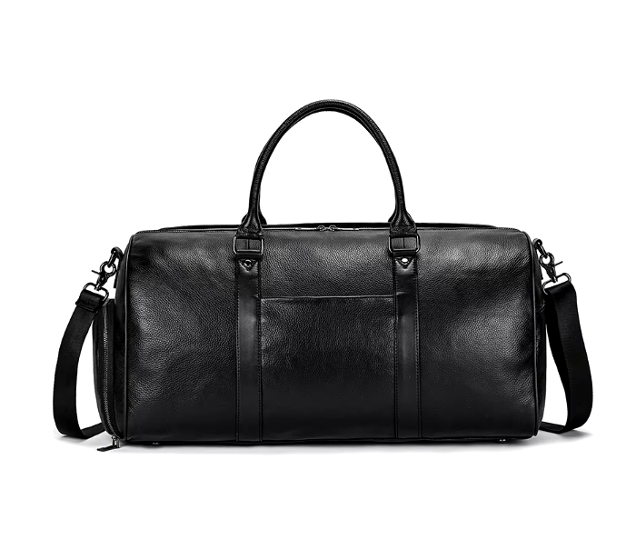 Men’s Faux Leather Duffle Bag | Travel Weekender | Large Capacity Carryall