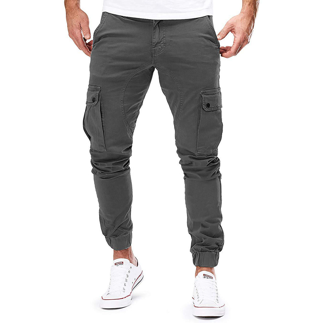 Men's Jogger Cargo Pants | Stretch Waistband | Tapered Fit with Utility Pockets