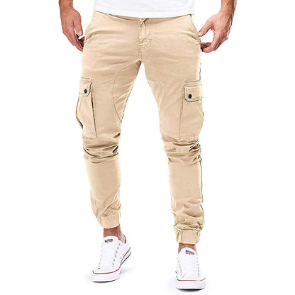 Men's Jogger Cargo Pants | Stretch Waistband | Tapered Fit with Utility Pockets