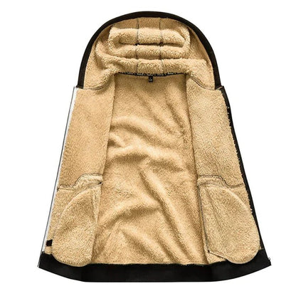 Men's Sherpa-Lined Zip Hoodie | Ultra-Soft Fleece | Warm & Casual