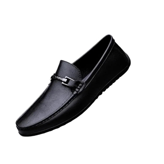 Men’s Classic Leather Loafers | Slip-On Dress Shoes | Casual Office Style