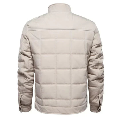 Men’s Insulated Puffer Shirt Jacket | Quilted Lightweight Outerwear | Snap-Front Design