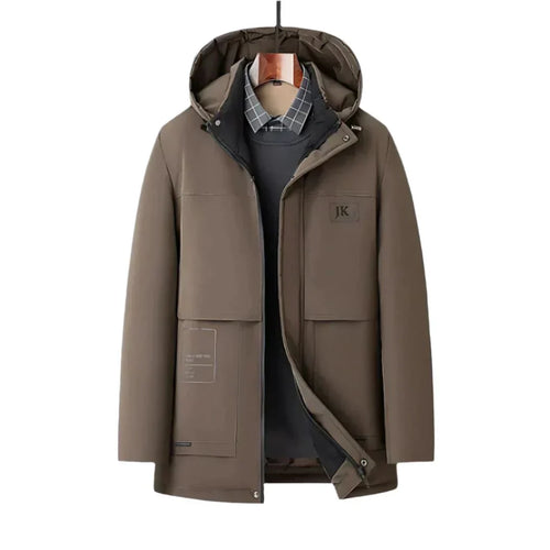 Men’s Softshell Hooded Jacket | Wind-Resistant | Urban Utility Style