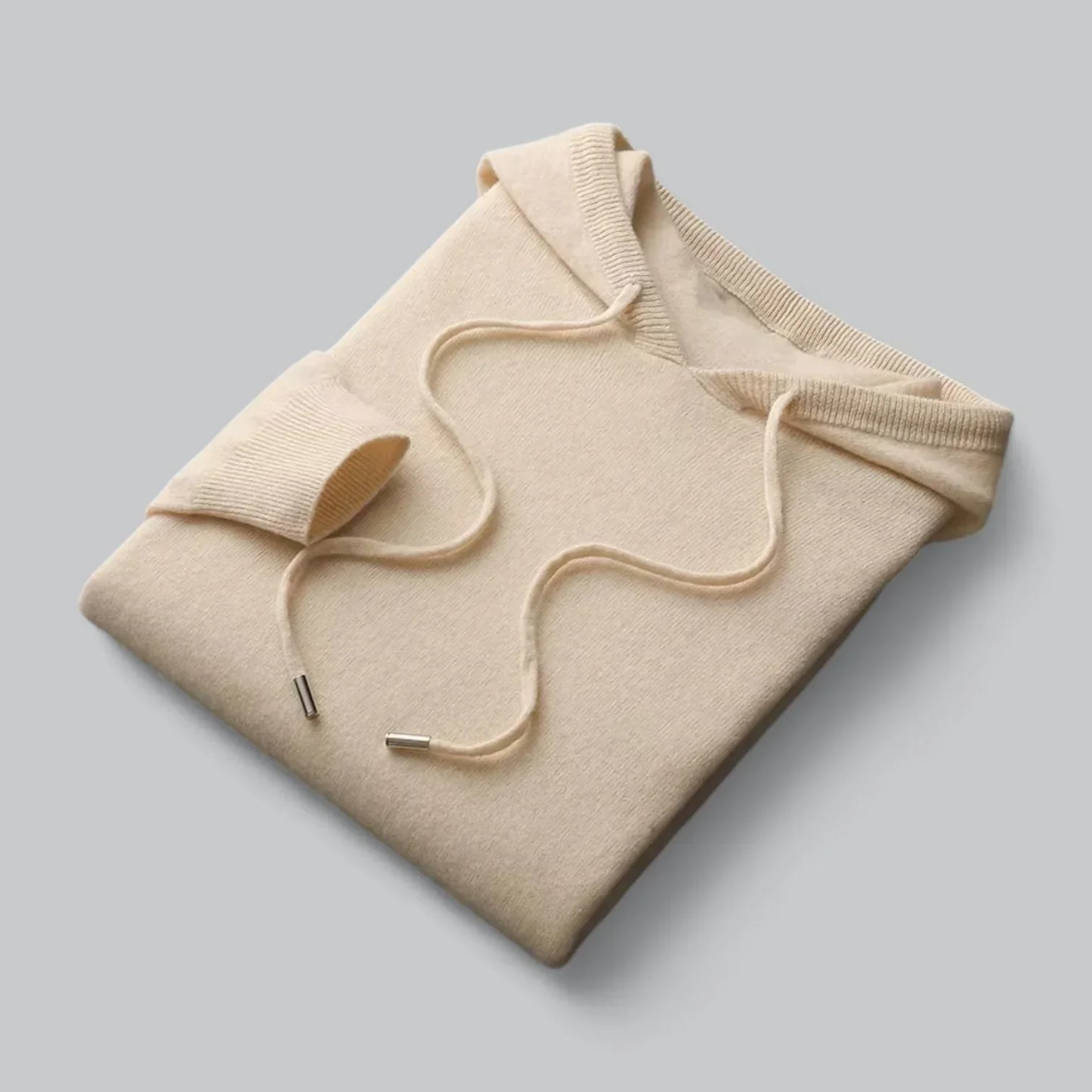 Men’s Cashmere-Blend Hoodie | Soft Knit Pullover | Premium Everyday Layer