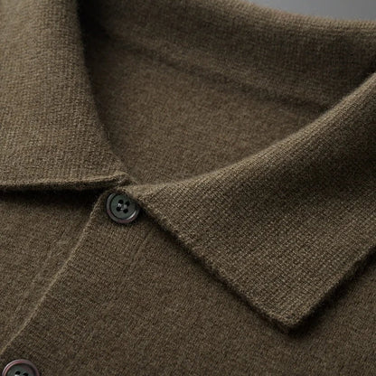 Men’s Wool-Blend Button Cardigan | Soft Knit Jacket | Everyday Comfort