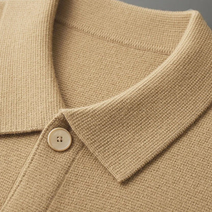 Men’s Wool-Blend Button Cardigan | Soft Knit Jacket | Everyday Comfort