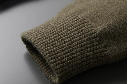 Men’s Wool-Blend Button Cardigan | Soft Knit Jacket | Everyday Comfort