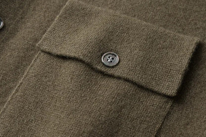 Men’s Wool-Blend Button Cardigan | Soft Knit Jacket | Everyday Comfort