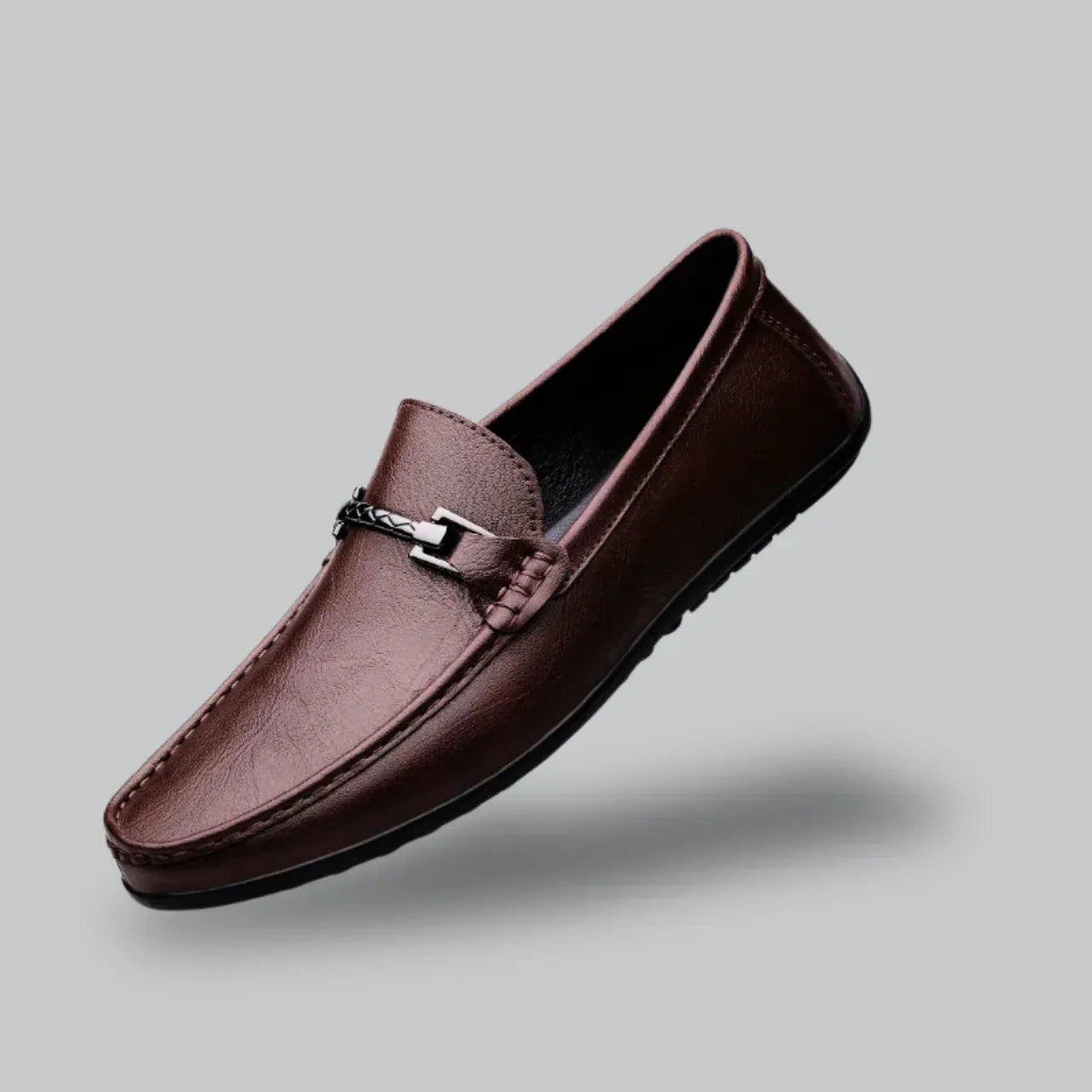 Men’s Classic Leather Loafers | Slip-On Dress Shoes | Casual Office Style