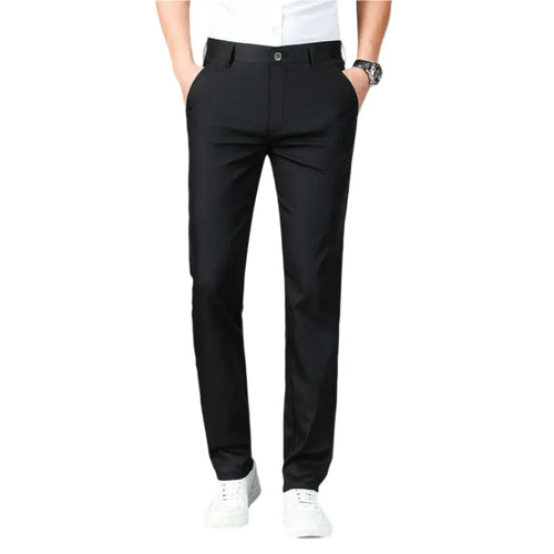 Slim Tapered Dress Pants | Stretch Waistband | Everyday Formal Workwear