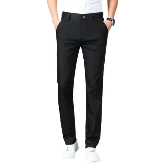 Slim Tapered Dress Pants | Stretch Waistband | Everyday Formal Workwear