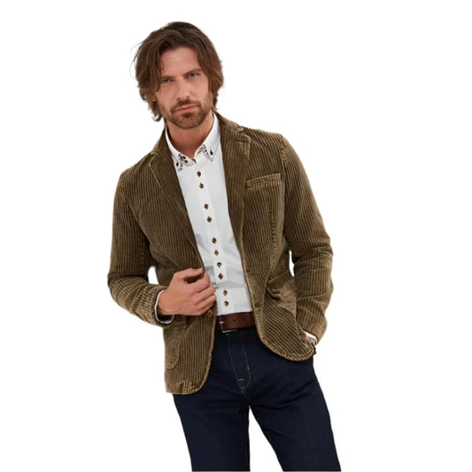 Men’s Corduroy Blazer Jacket | Classic Tailored Fit | Smart Casual Fall Layer